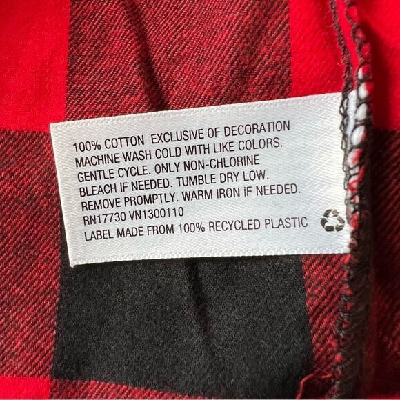 š Wondershop MenāsāHoliday Buffalo Check 2 pc PJ Set sizeāXL - Picture 4 of 7